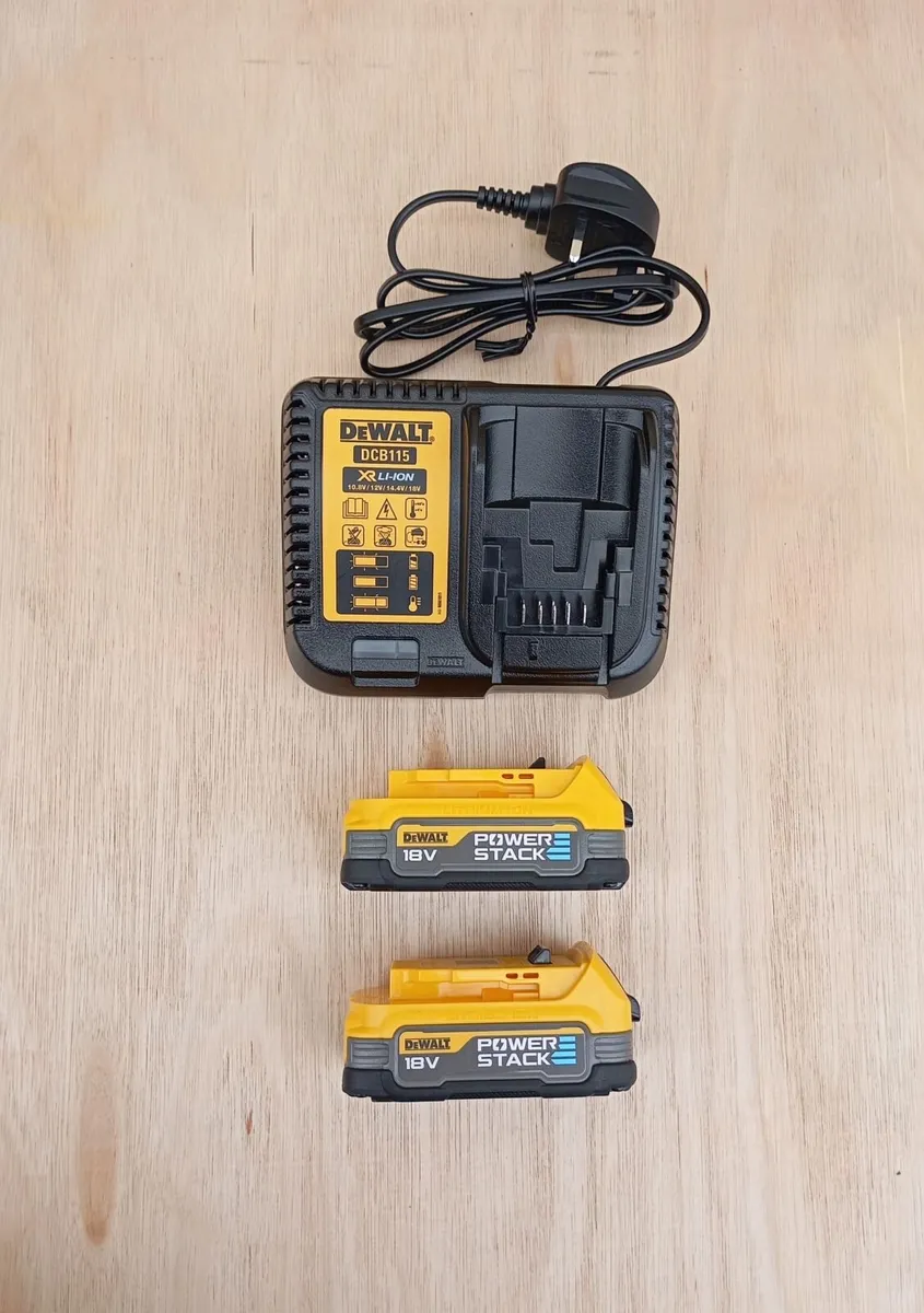 DeWalt Batteries & Charger (New) - Image 2