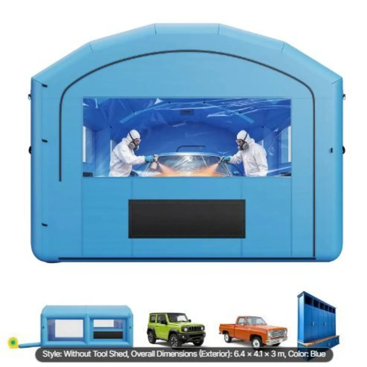 Inflatable Paint Booth, 6.4 x 4.1 x 3 m - Image 1