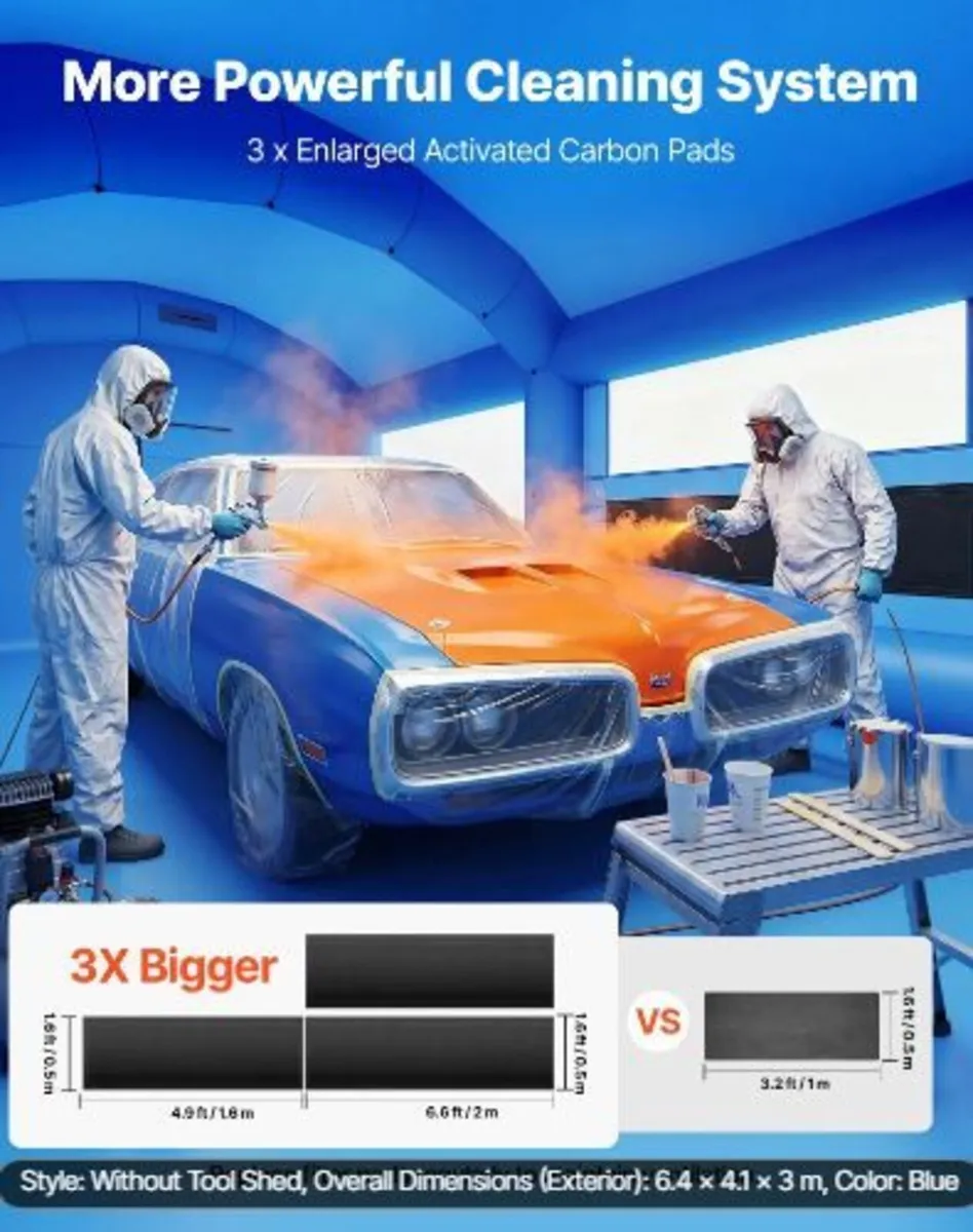 Inflatable Paint Booth, 6.4 x 4.1 x 3 m - Image 2
