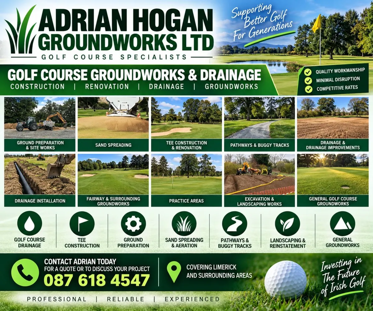GOLF COURSE GROUNDWORKS & DRAINAGE