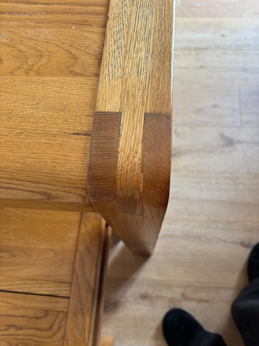 Habitat oak dining table - Image 2