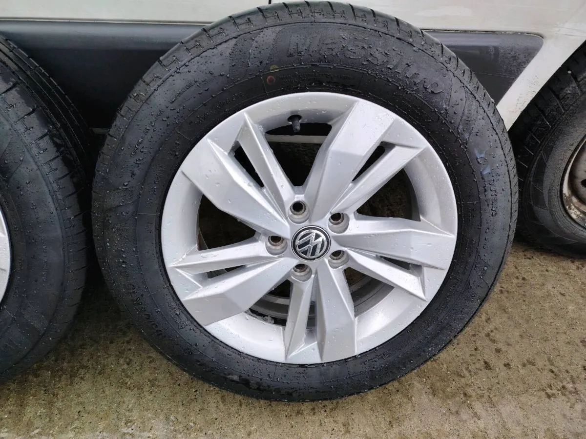 15" VW Polo alloys with new tyres - Image 2