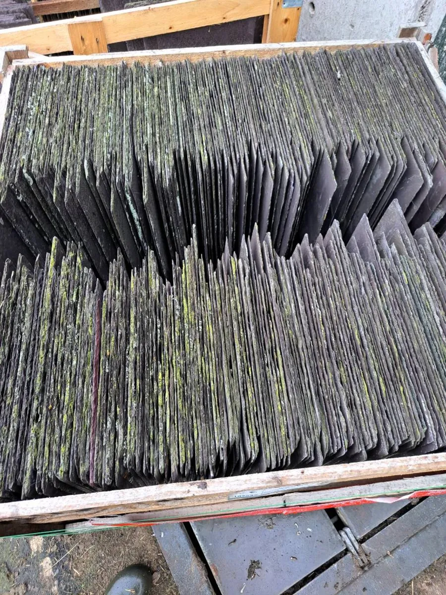 1500 qty 24 x Random Bangor Blue Slates - Image 1