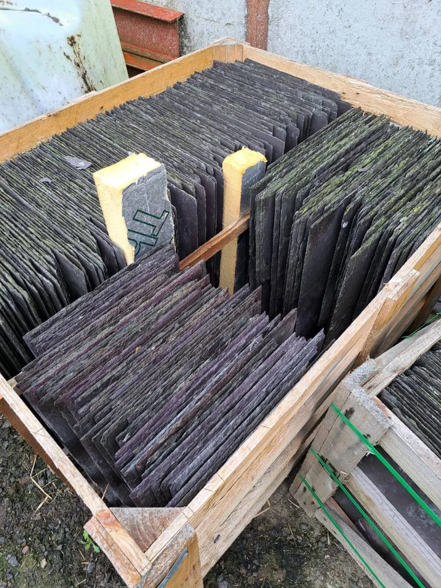 1500 qty 24 x Random Bangor Blue Slates - Image 2