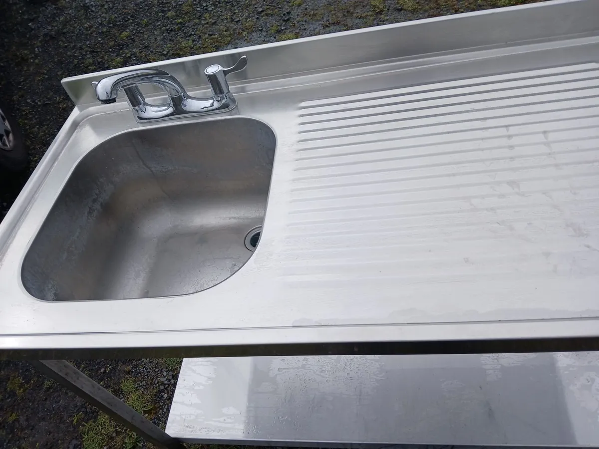 Staneless steel cabbinet sink unit complete - Image 2