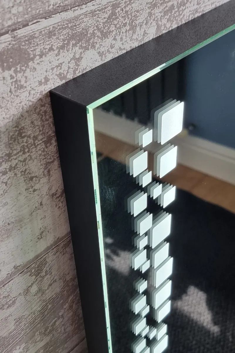 LED Bathroom Mirror 60x100cm Black Frame Made inEU - Image 3