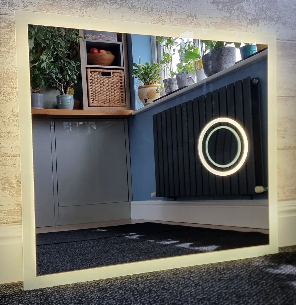 LED Bathroom Mirror Makeup with Zoom Touch Switch - Image 2