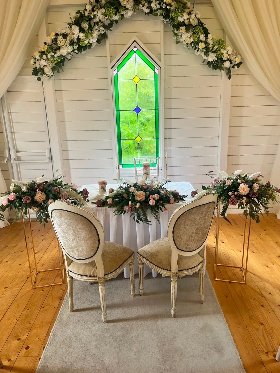 Wedding Decor - Flowers & Stands - Image 1