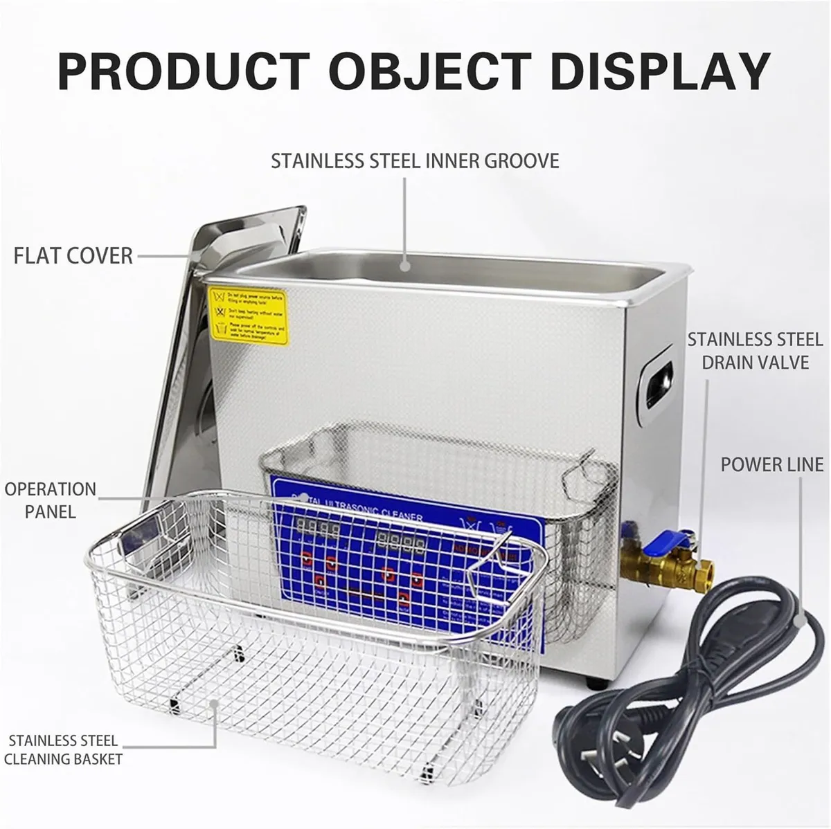 30L Ultrasonic Cleaning Machine Heater Timer - Image 3