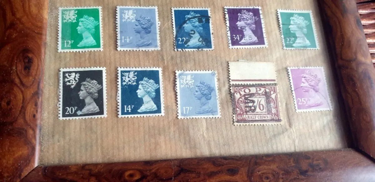 Framed Vintage Postage Stamp Displays – Set Of 3 - Image 3