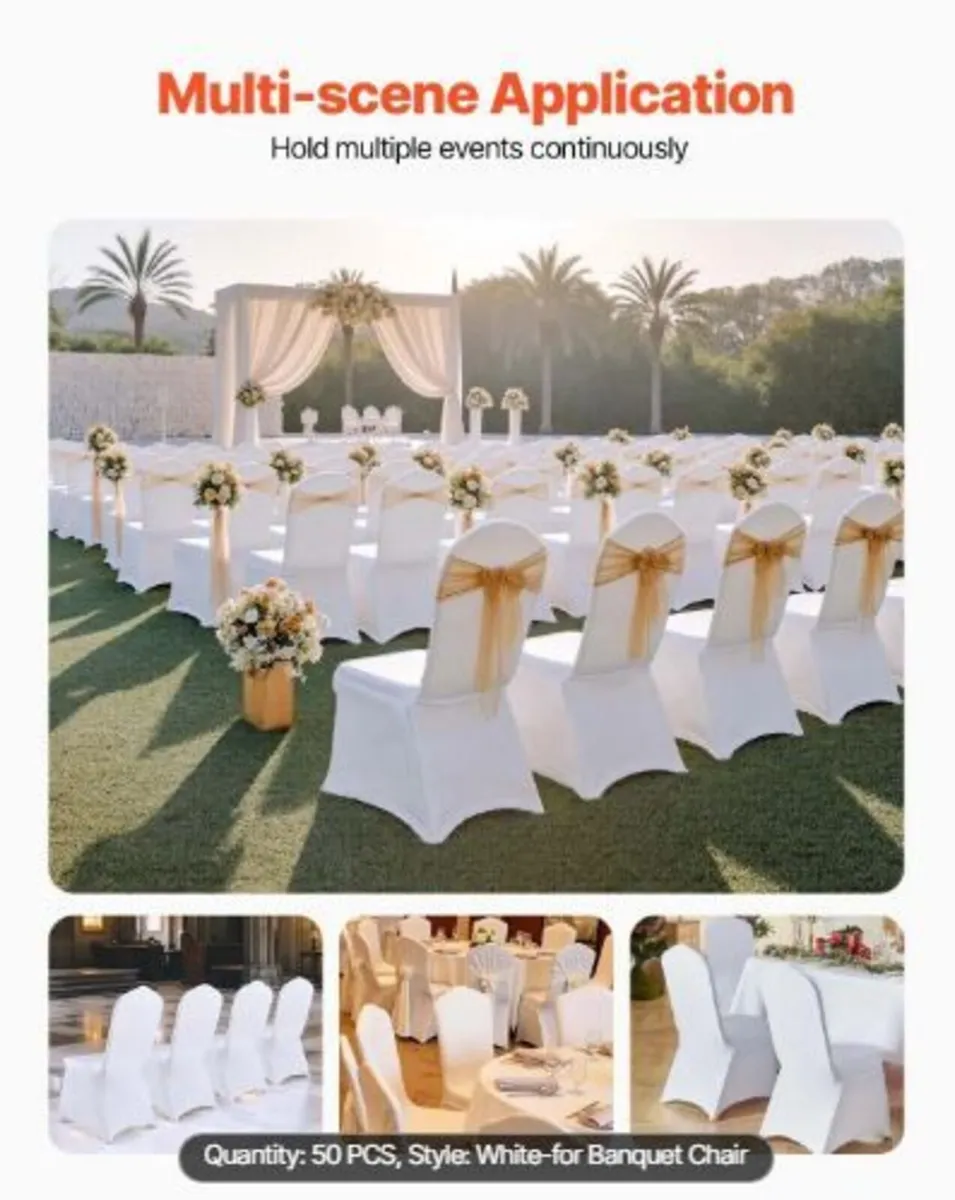 Stretch Spandex Folding Chair Covers - Image 1