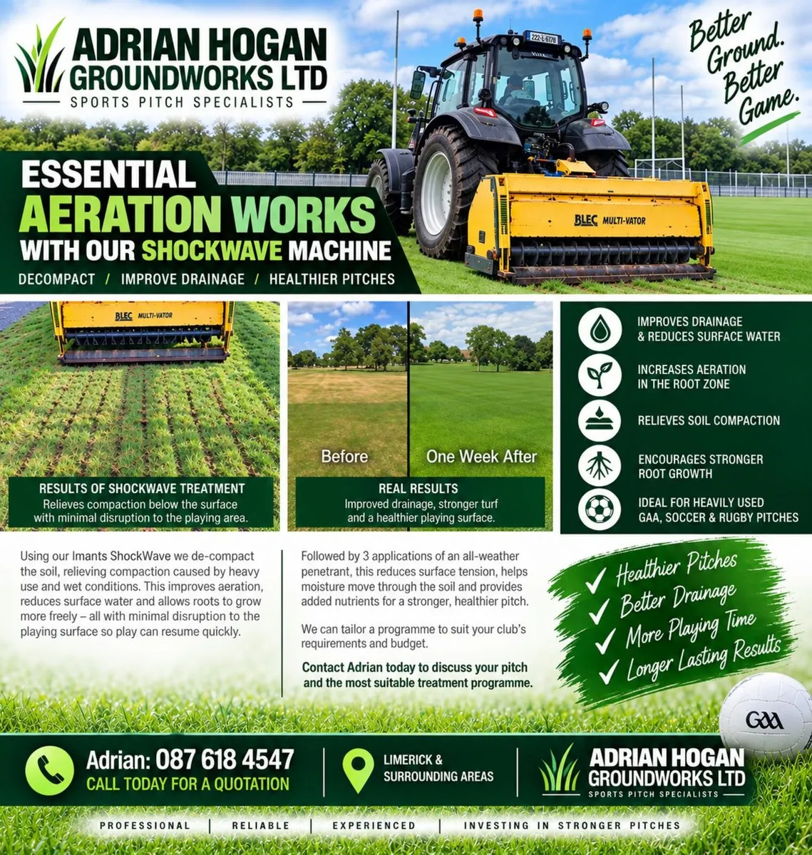 ESSENTIAL PITCH AERATION & DECOMPACTION