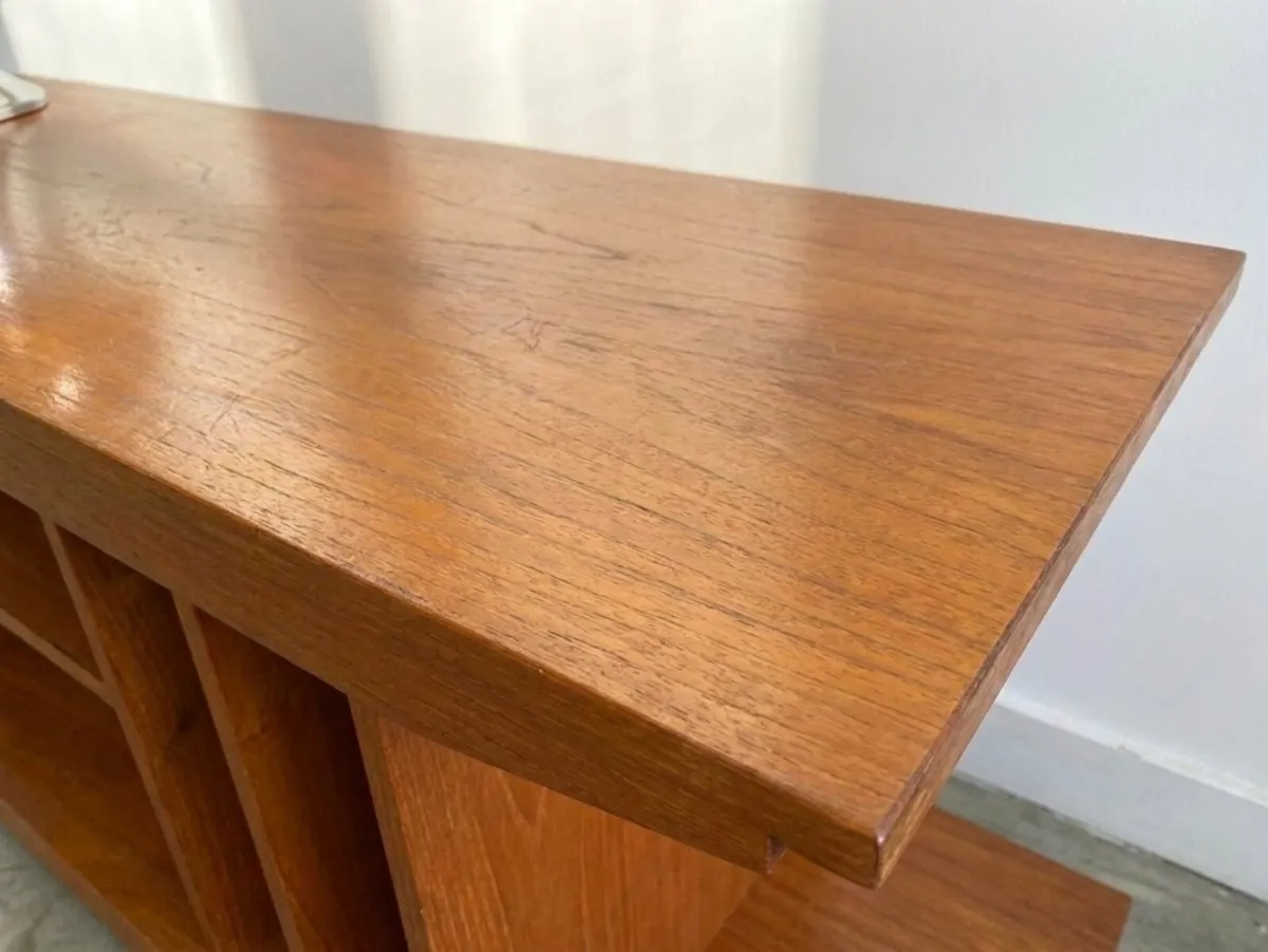 Mid Century Teak Media Unit / Vinyl Cabinet - Image 3