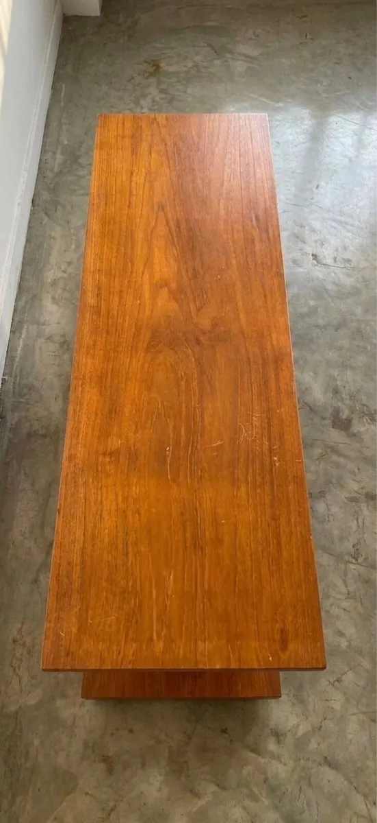 Mid Century Teak Media Unit / Vinyl Cabinet - Image 4