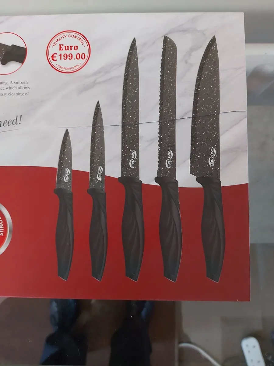 BRAND NEW SWITZNER 6 piece knife set in box - Image 4