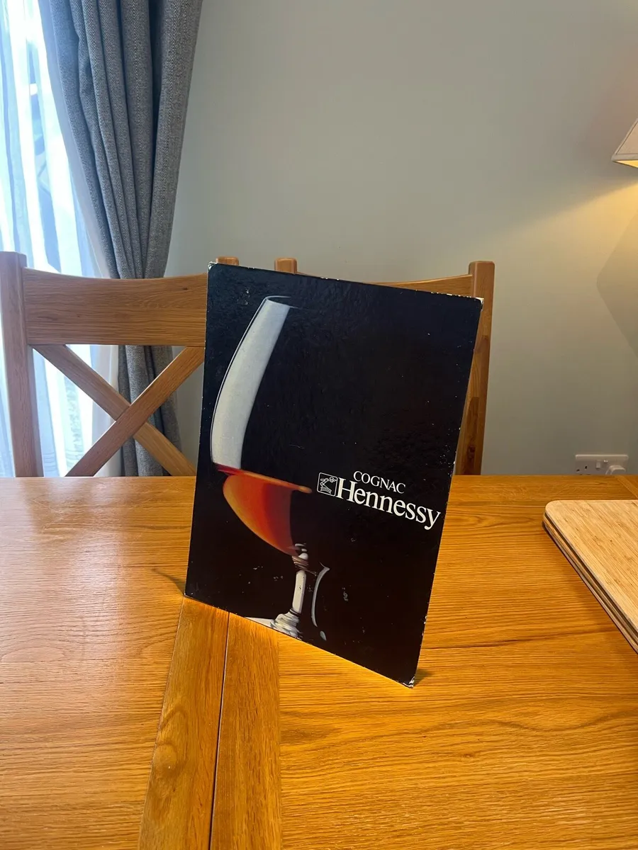 Vintage Hennessey Cognac Showcard - Image 1