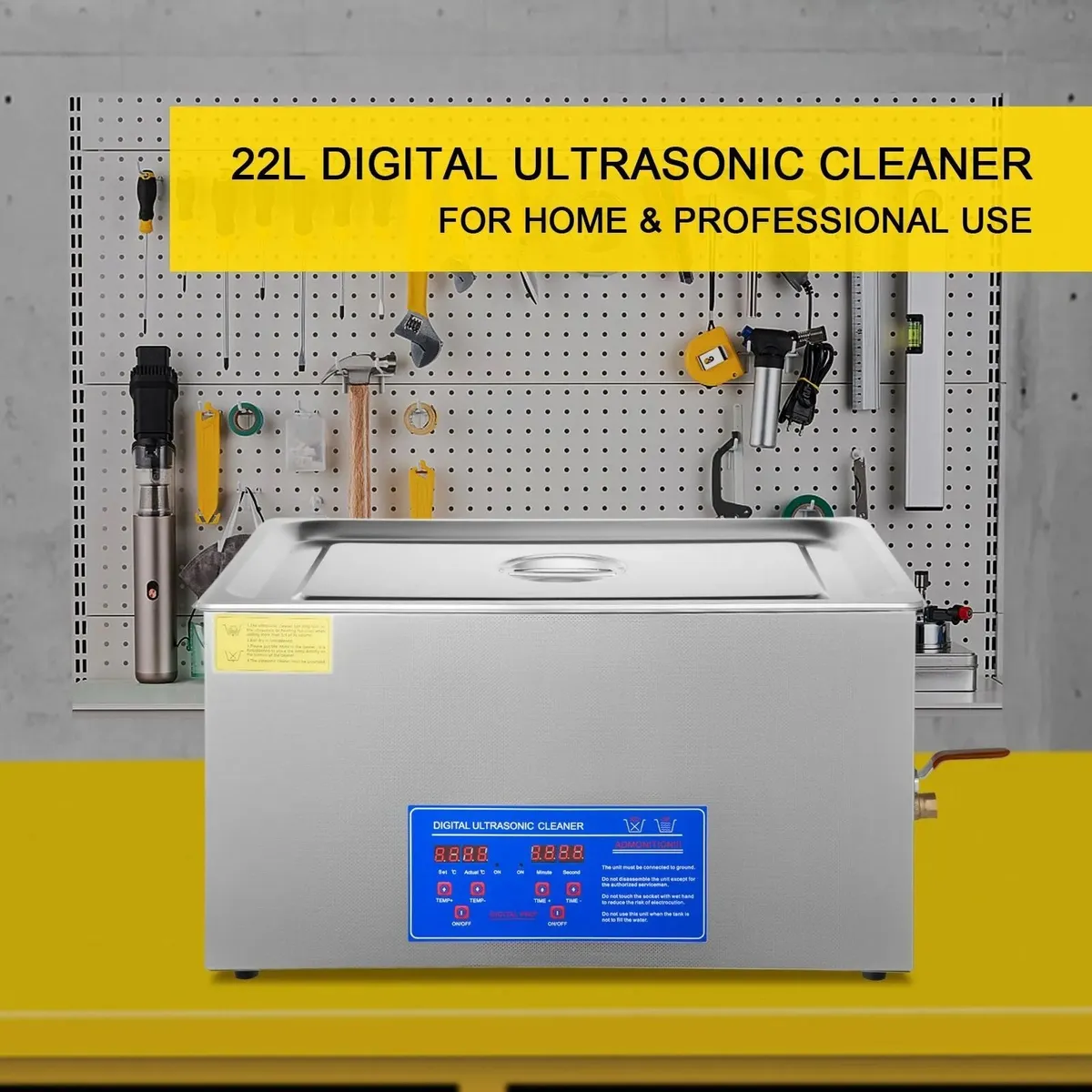 22L Ultrasonic Cleaner with Heater and Timer - Image 4