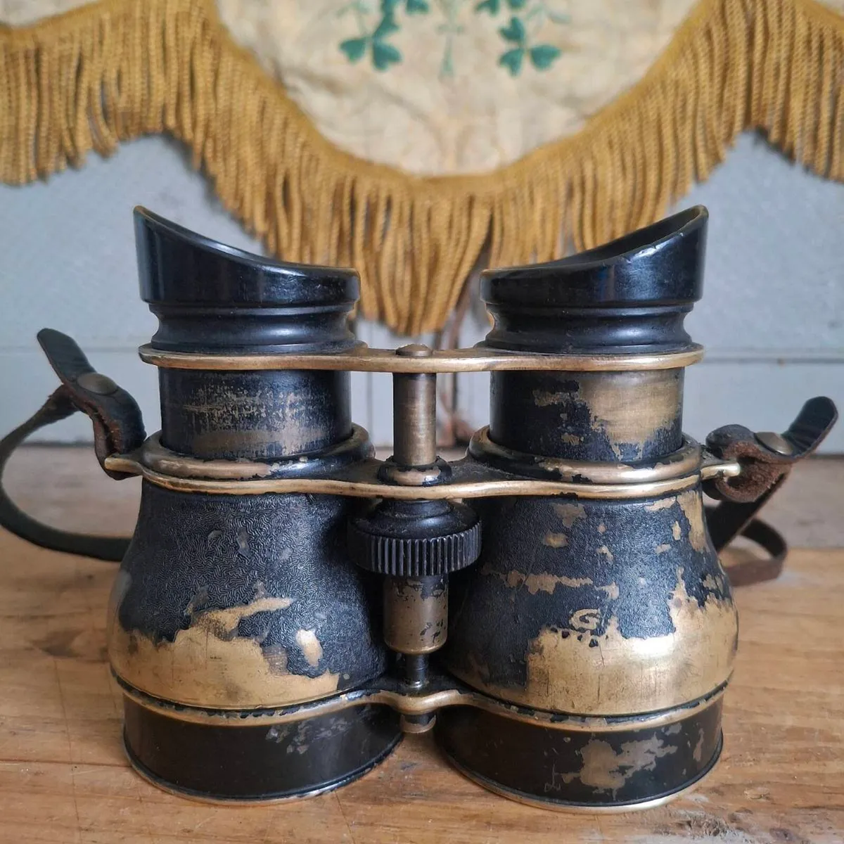 WWII British RAF Airborne Night Use Binoculars - Image 1