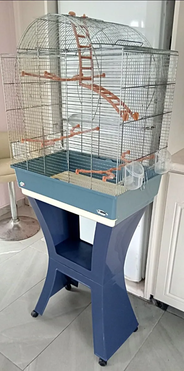 Birdcage with Stand - Image 1