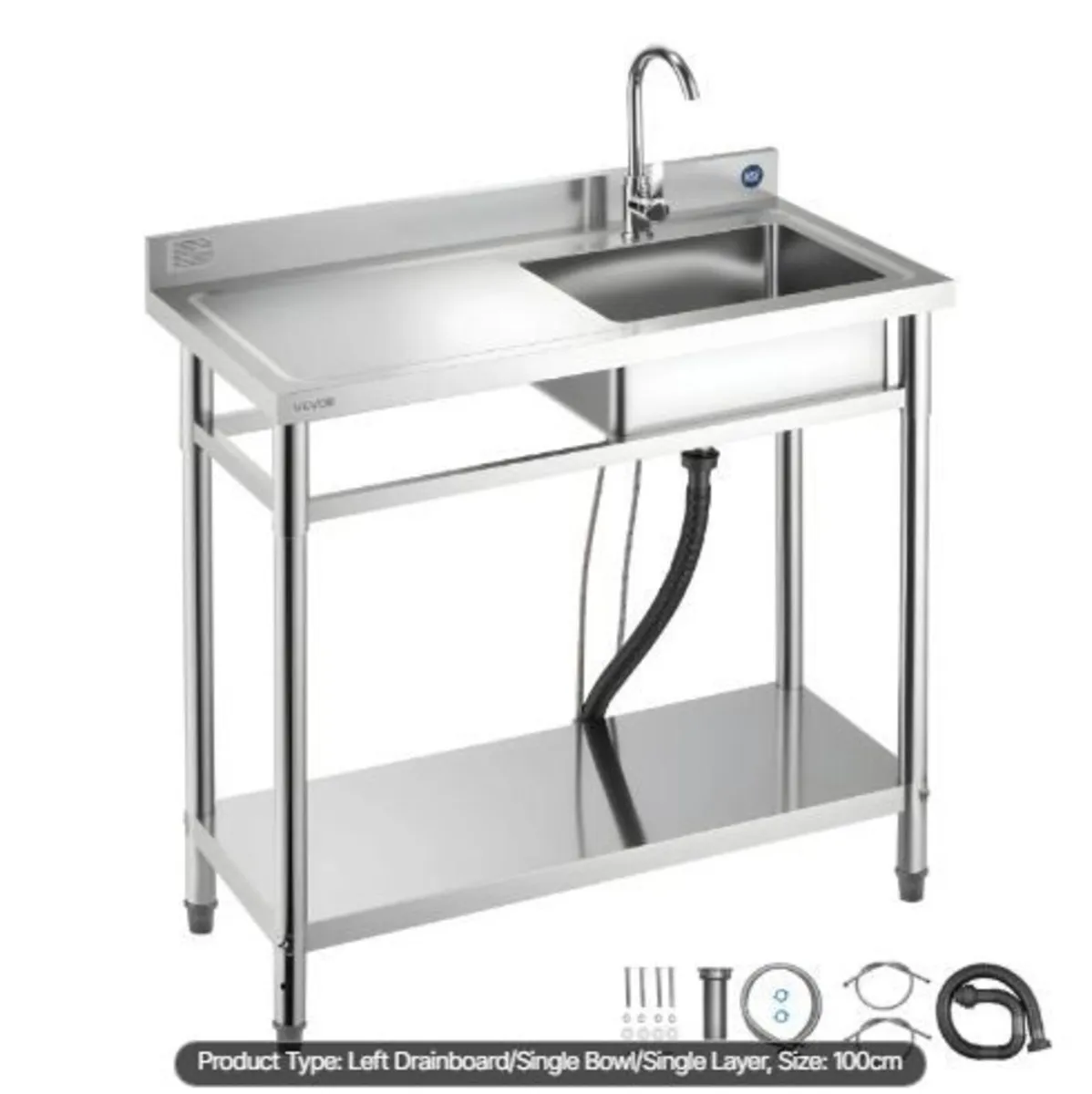 Stainless Steel Utility Sink - Image 3