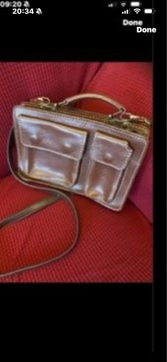 Leather Shoulder Bag - Image 1