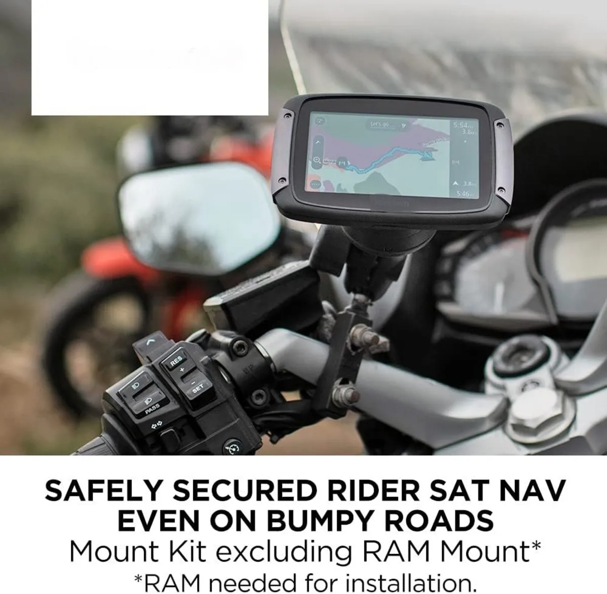 Sat Nav Mount Kit for Motorcycle Rider Models - Image 4