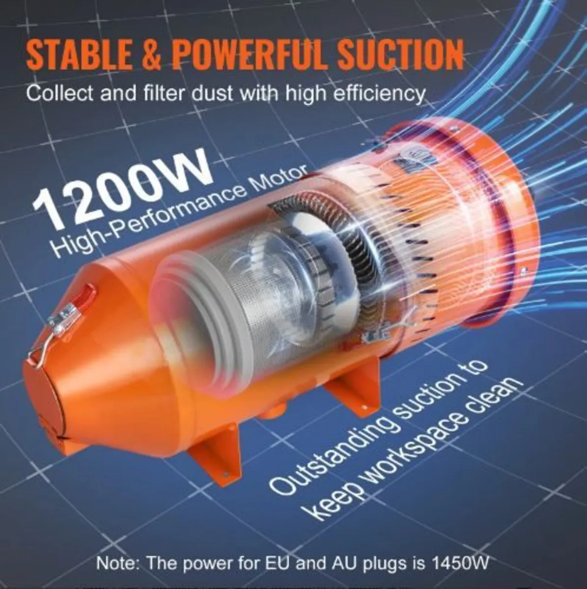 Dust Collection System: 1450W - Image 4