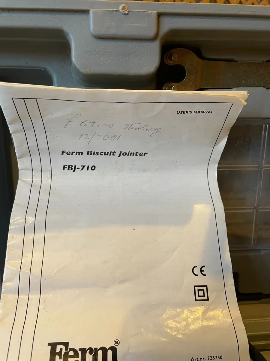 FERM FBJ-710 corded electric biscuit jointer - Image 2