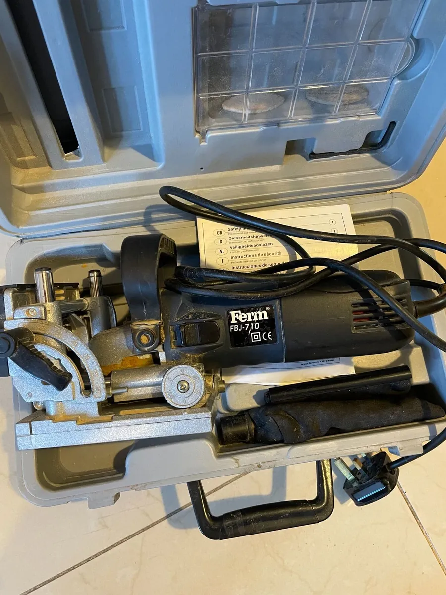 FERM FBJ-710 corded electric biscuit jointer - Image 3