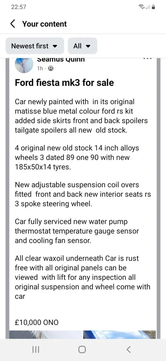 Ford Fiesta 1991 - Image 1