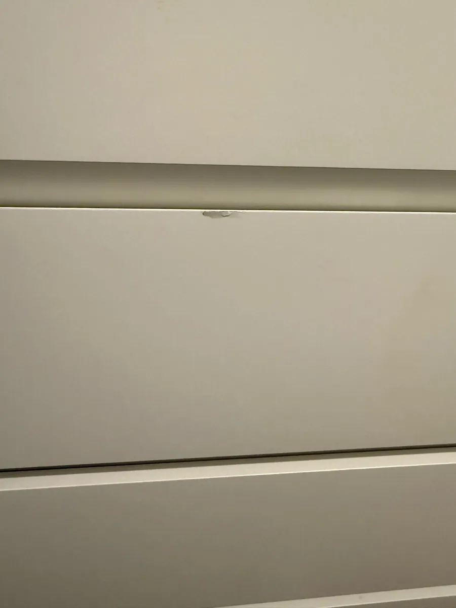 White IKEA dresser - Image 2