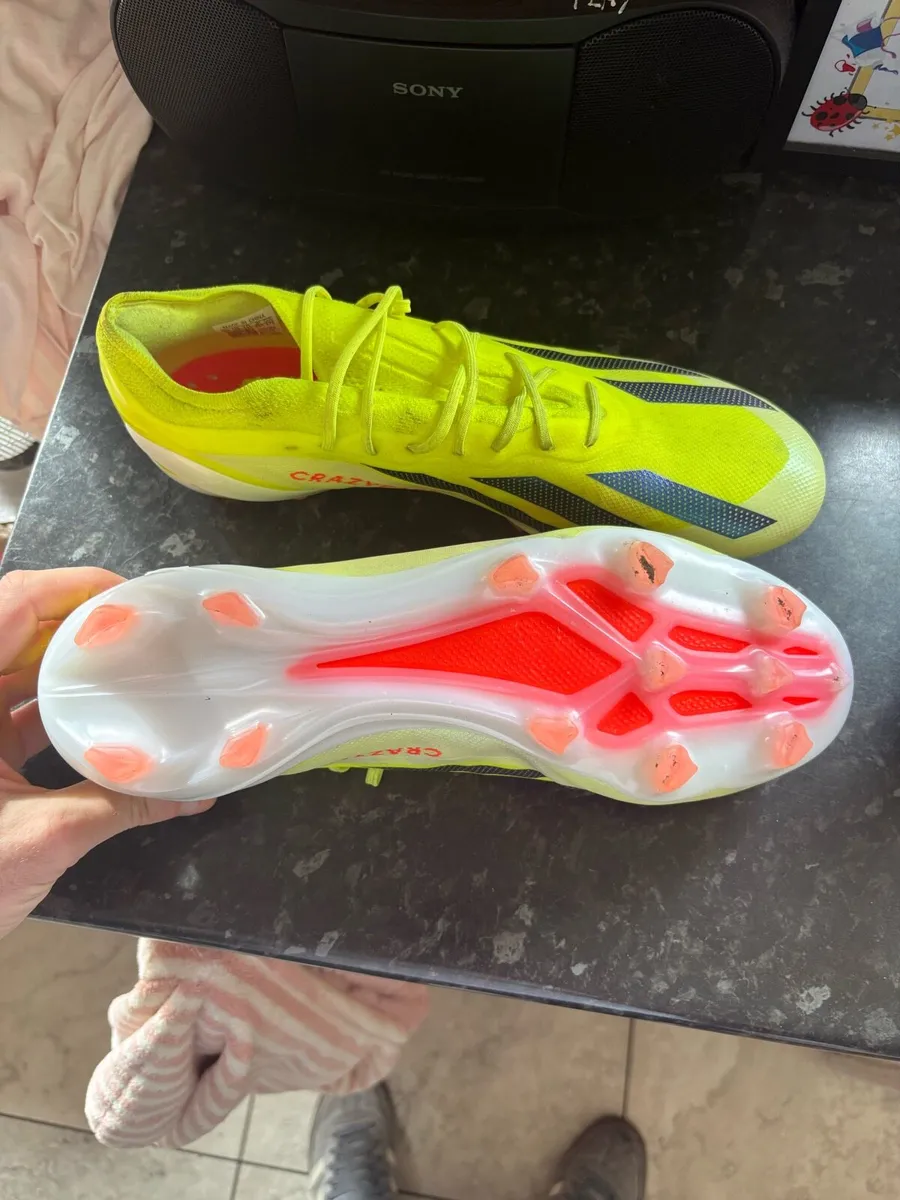 Adidas Crazyfast boots UK 10 - Image 3