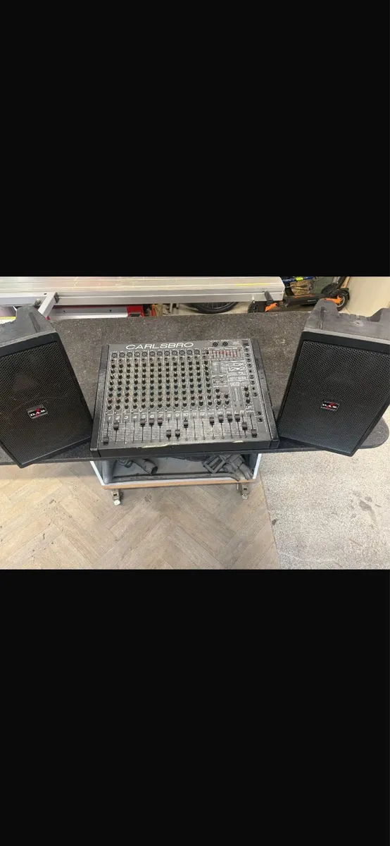 Small PA.   D.A.S 🔊. CARLSBRO AMP - Image 1