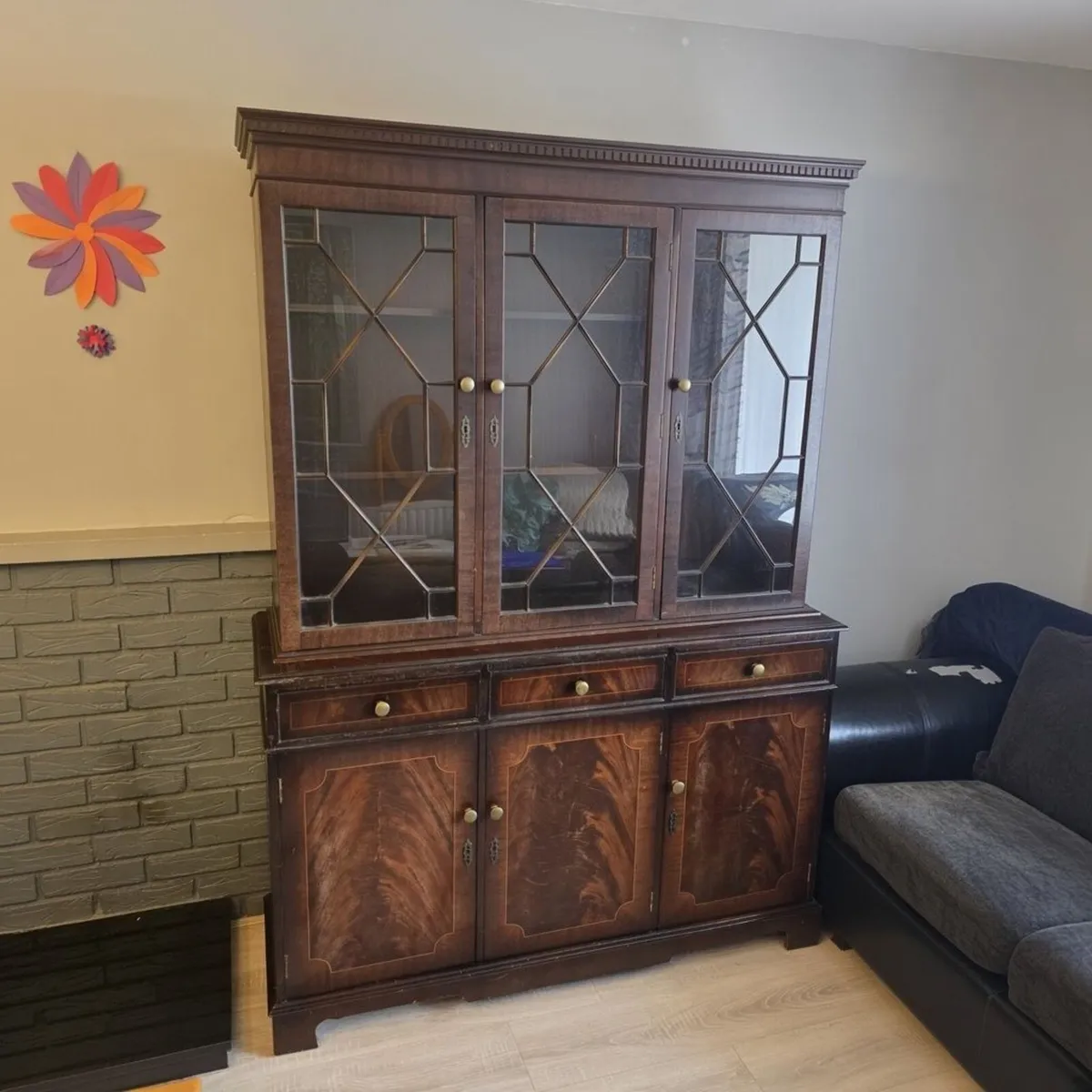 Antique 18th Century Large Georgian Bookcase - Image 4