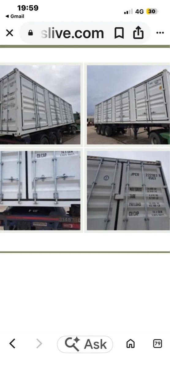 4 side door 40 foot containers - Image 2