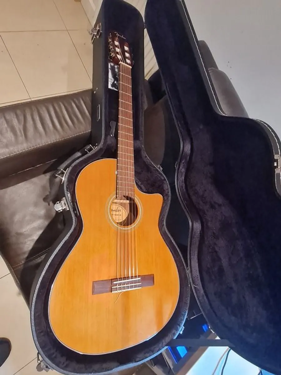 Fender CN-140SCE Thinline Natural - Image 1