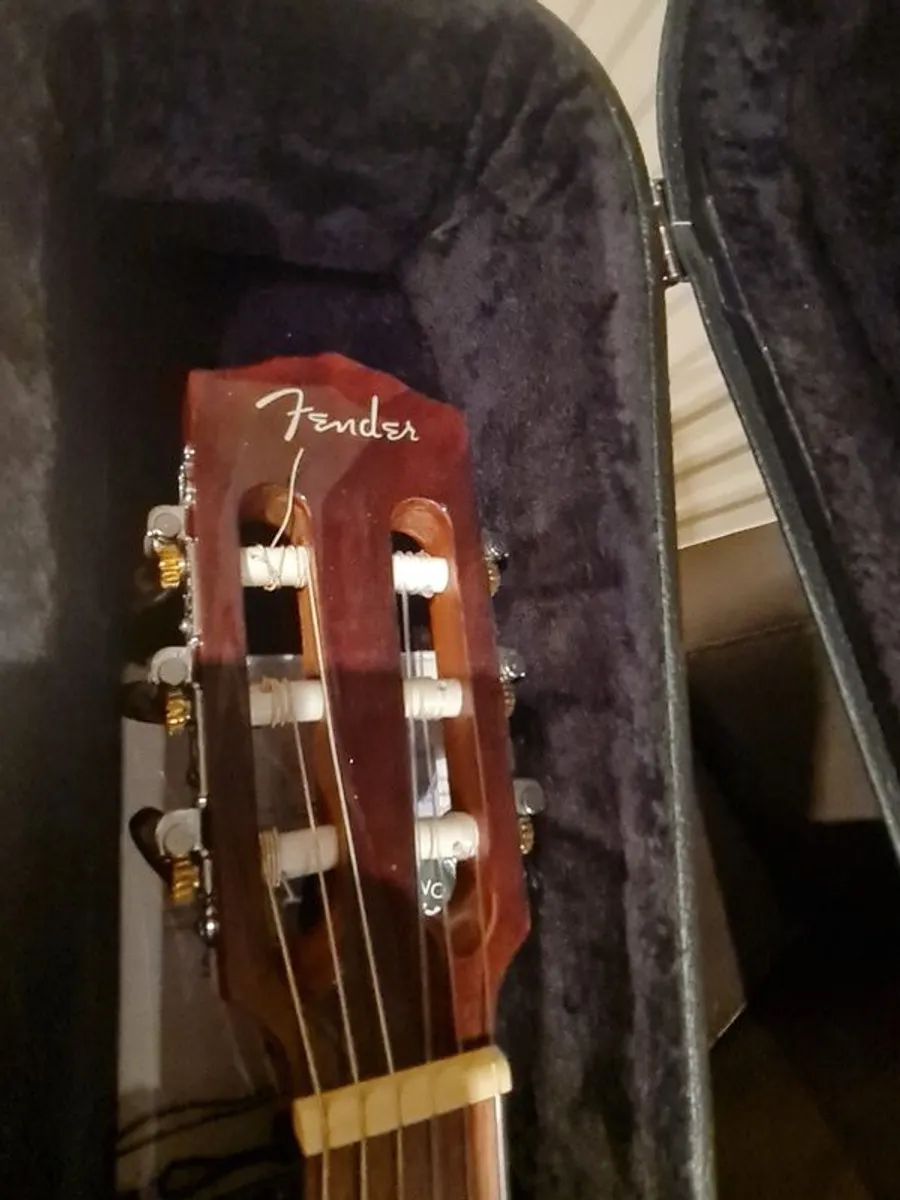Fender CN-140SCE Thinline Natural - Image 3