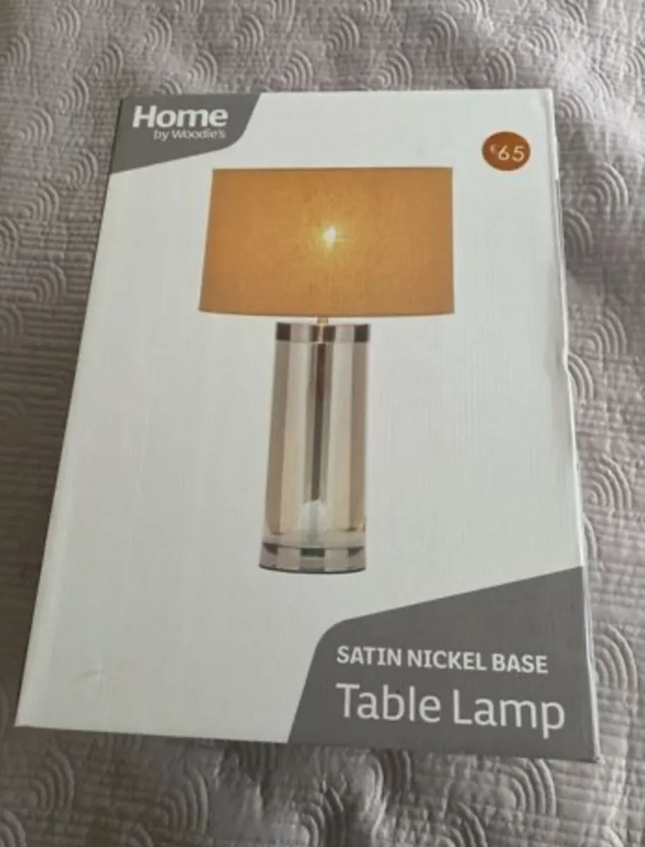 Lamp - Satin Nickel/Ochre- Woodies - Image 1