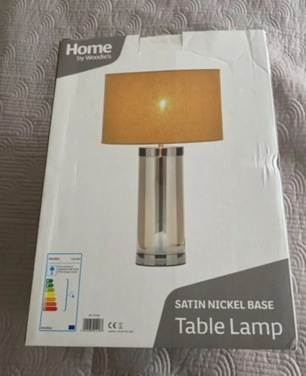 Lamp - Satin Nickel/Ochre- Woodies - Image 4
