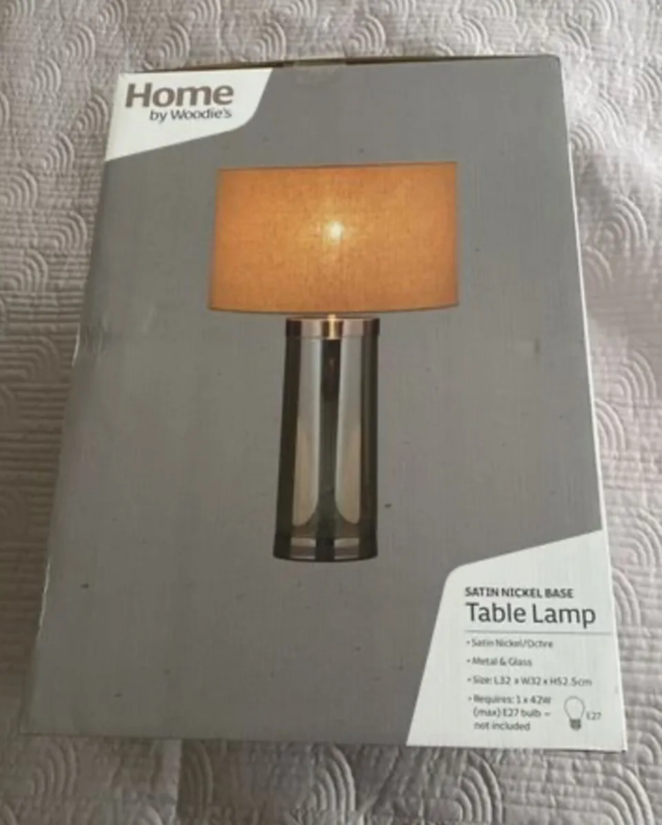 Lamp - Satin Nickel/Ochre- Woodies - Image 3