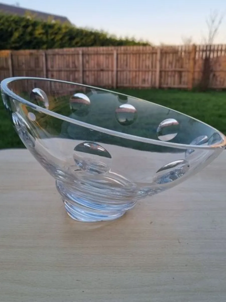 Bohemia glass big bowl - Image 4