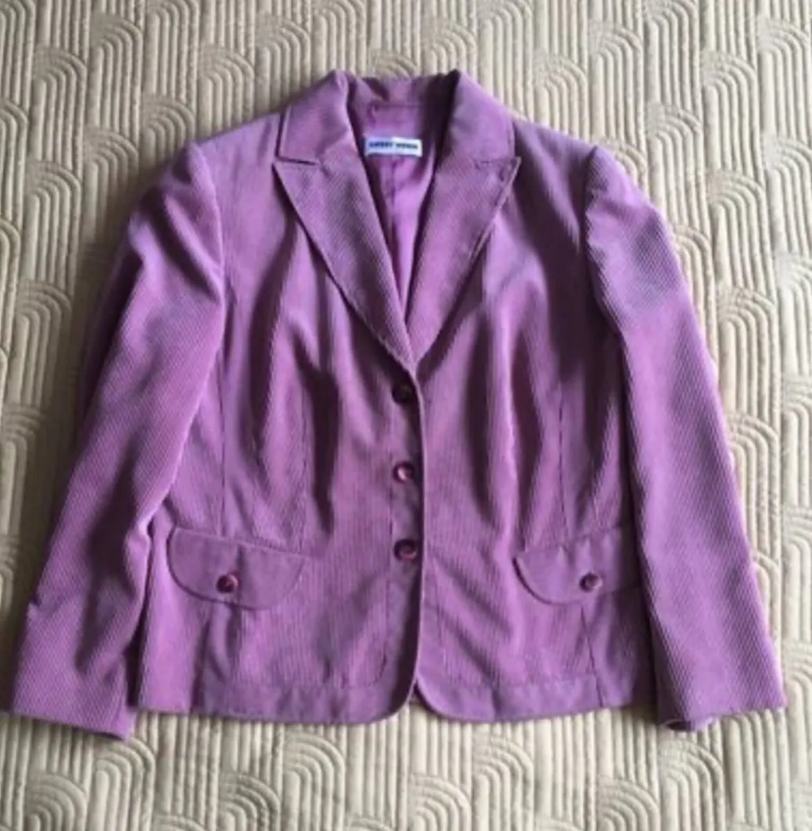 Gerry Weber Cord Blazer Jacket Size 16 - Image 2