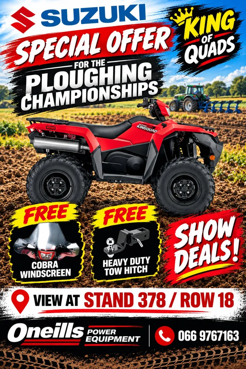 Suzuki ATV at Ploughing 2026 stand 378/ Row18 - Image 4