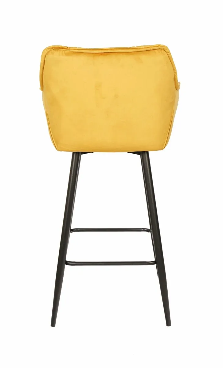 Capri Bottle Velvet Arm BarStool - Image 2