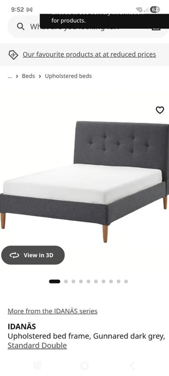 Ikea Double Bed - Image 1