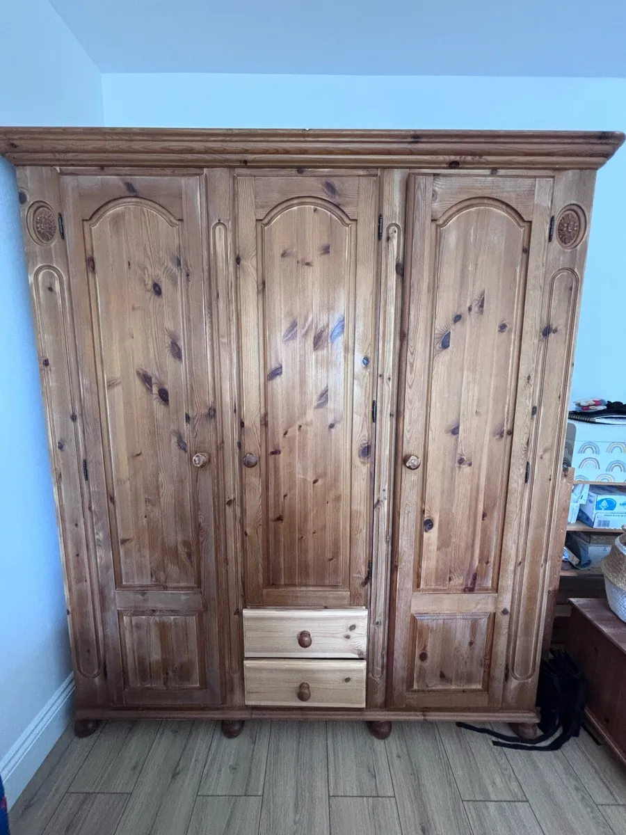 Solid Pine Wardrobe - Image 1