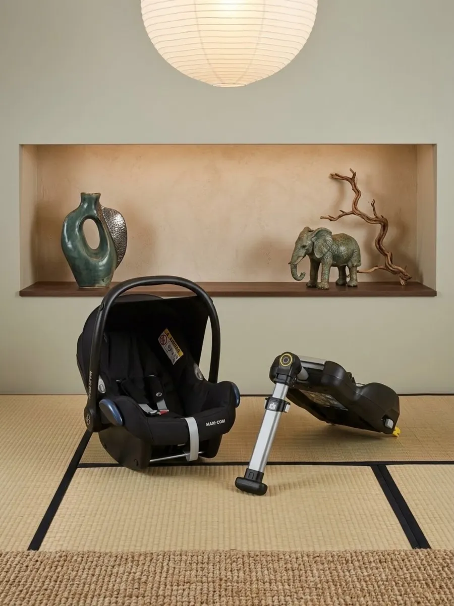 Uppababy Vista V2 car seat and Isofix base, footmu - Image 3