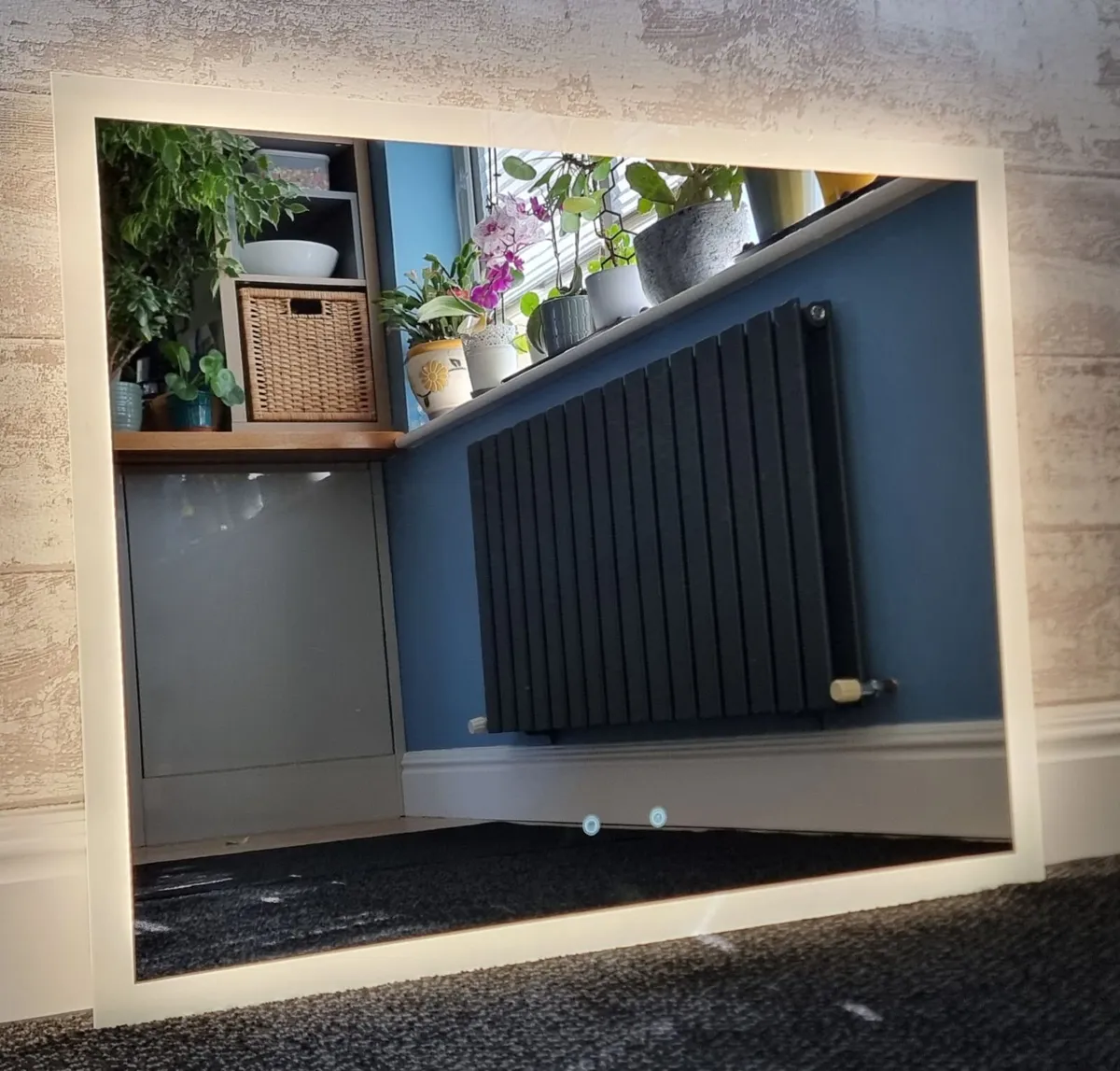 LED Bathroom Mirror Made in EU Demister Antifog - Image 1