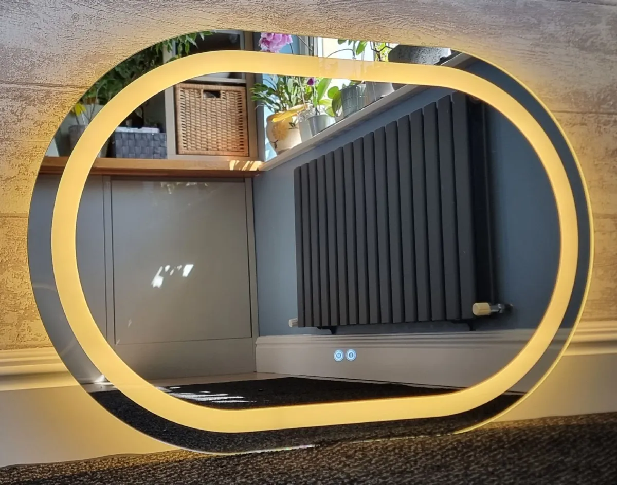 LED Bathroom Mirror Defogger Speakers Made in EU - Image 2