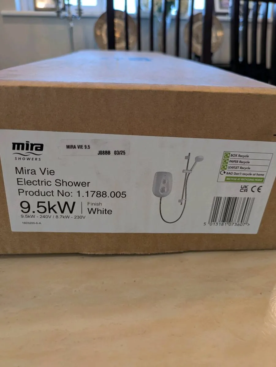 Mira Vie 9.5kW Electric Shower – Brand New - Image 3